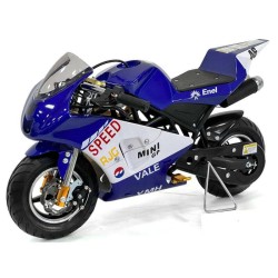 miniMoto pocketBike GP3 Roan 49cc piezas mejoradas