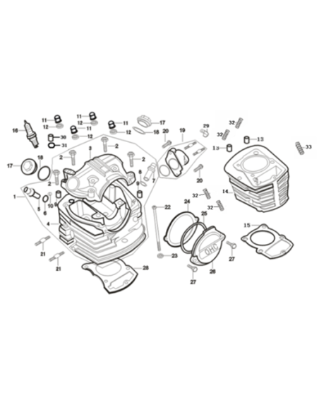 CYLINDER BODY125cc adventure