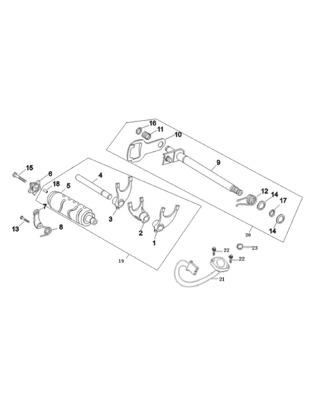 Drum assy 125cc adventure
