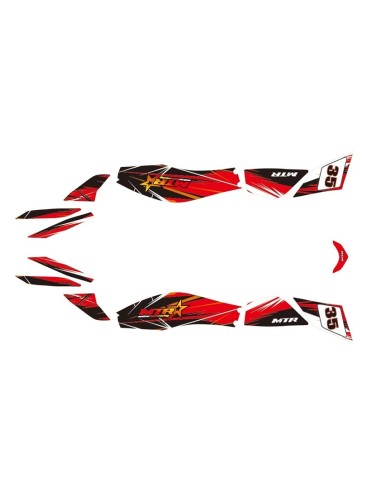 Set sticker mini atv KF8 new model