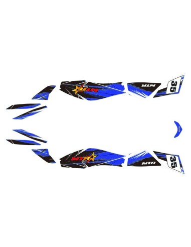 Set sticker mini atv KF8 new model