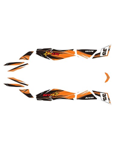 Set sticker mini atv KF8 new model