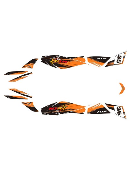 Set sticker mini atv KF8 new model