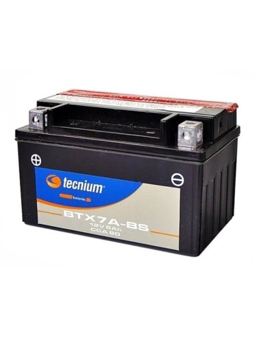 TECNI BATTERY BTX7A-BS MF W/ ACID