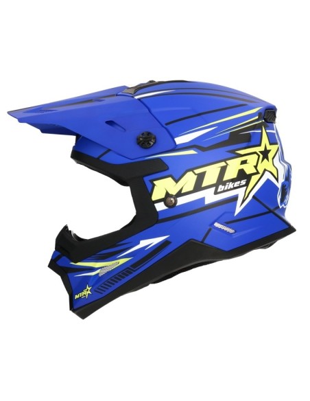 Casco shiro MTR MX-308 Azul