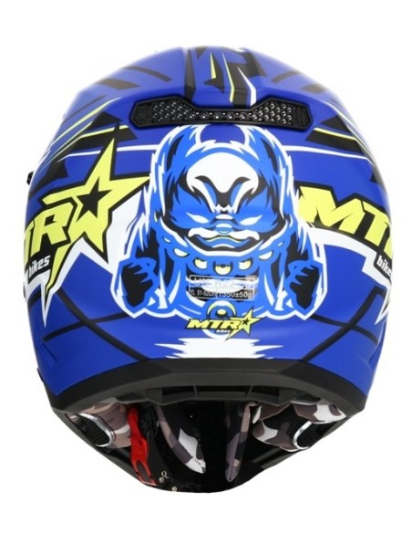Shiro MTR MX-308 Blue Helmet
