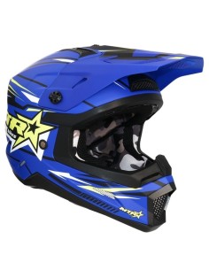 Shiro MTR MX-308 Blue Helmet