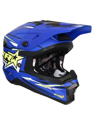 Casco shiro MTR MX-308 Azul