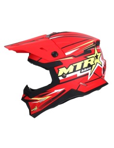Shiro MTR MX-308 Red Helmet 2