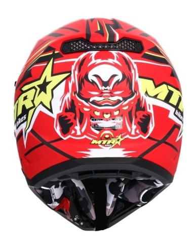 Shiro MTR MX-308 Red Helmet