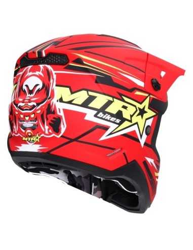 Shiro MTR MX-308 Red Helmet