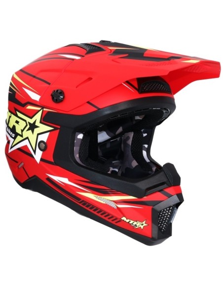Shiro MTR MX-308 Red Helmet