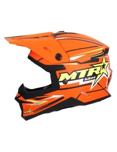 Shiro MTR MX-308 Orange Helmet 2