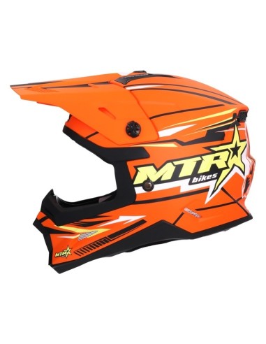 Shiro MTR MX-308 Orange Helmet