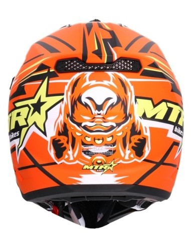 Shiro MTR MX-308 Orange Helmet