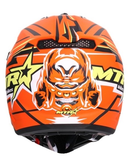 Casco shiro MTR MX-308 Naranja
