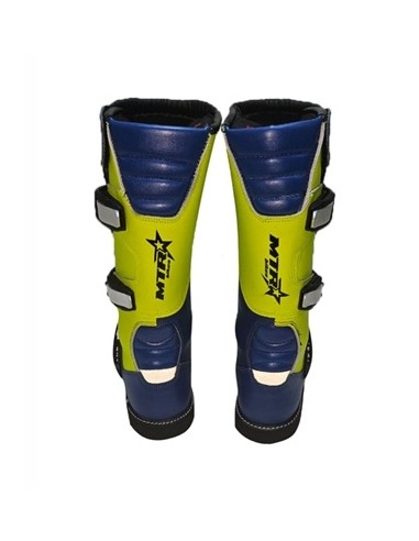 Boots off road blue settlement