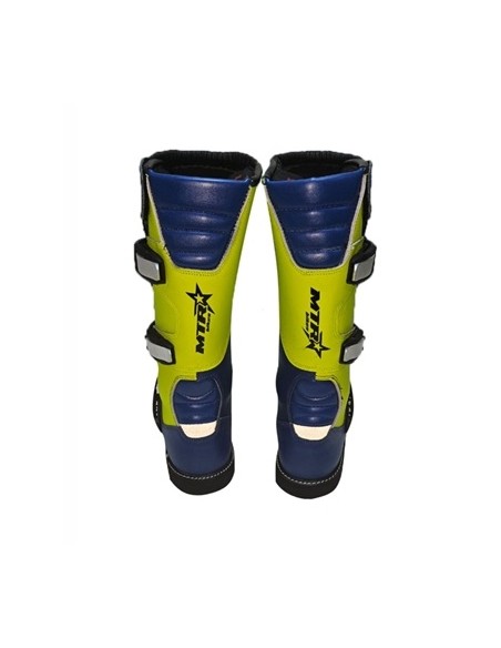 Boots off road blue settlement