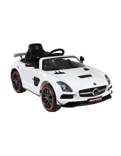 Coche electrico MERCEDES SLS deportivo blanco