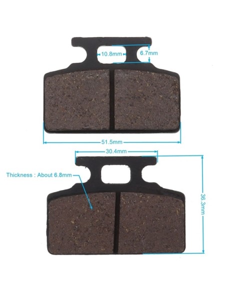 F brakes pads