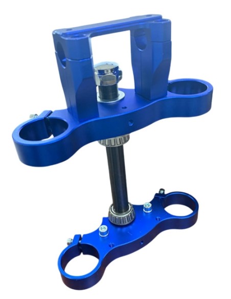 Tijas completas 165mm CNC azules