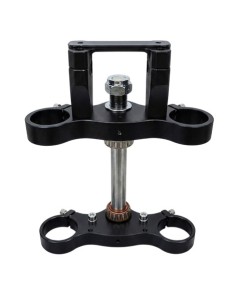 Tijas completas 165mm CNC negras