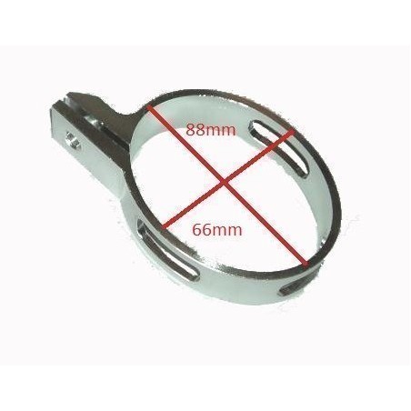 Abrazadera oval de escape