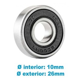 Rodamiento 6000 RS de 10mm