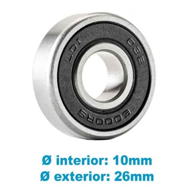 Rodamiento 6000 RS de 10mm