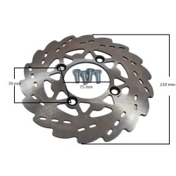 Disco floreado para pit bikes 2
