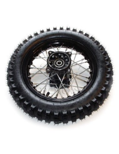 Complete rear wheel 12"