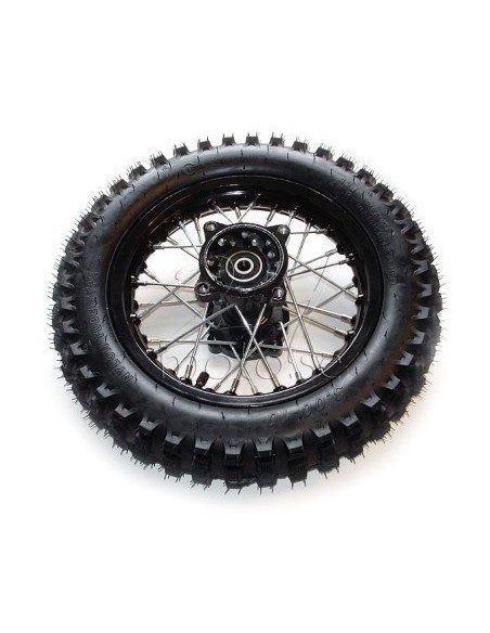 Complete rear wheel 12"