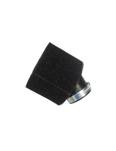 Filtro aire uni acodado 38mm