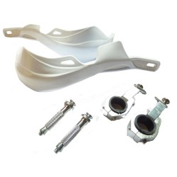 Cubremanos aluminio 22/28mm blanco
