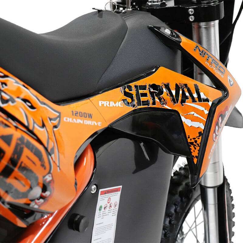 pitBike NITRO SERVAL 1200w 48v Litio