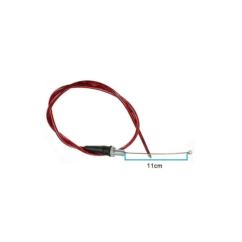 Cable acelerador rojo para puño rapido