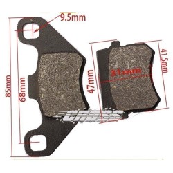 Pastillas de frenos D3 Miniquad Kf8