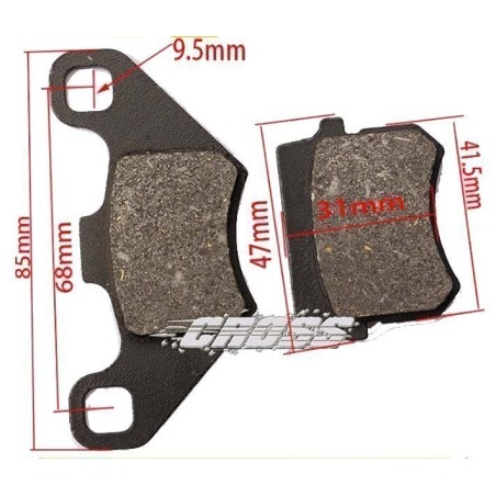 Pastillas de frenos D3 Miniquad Kf8