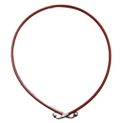 Latiguillo metalico 1100mm rojo