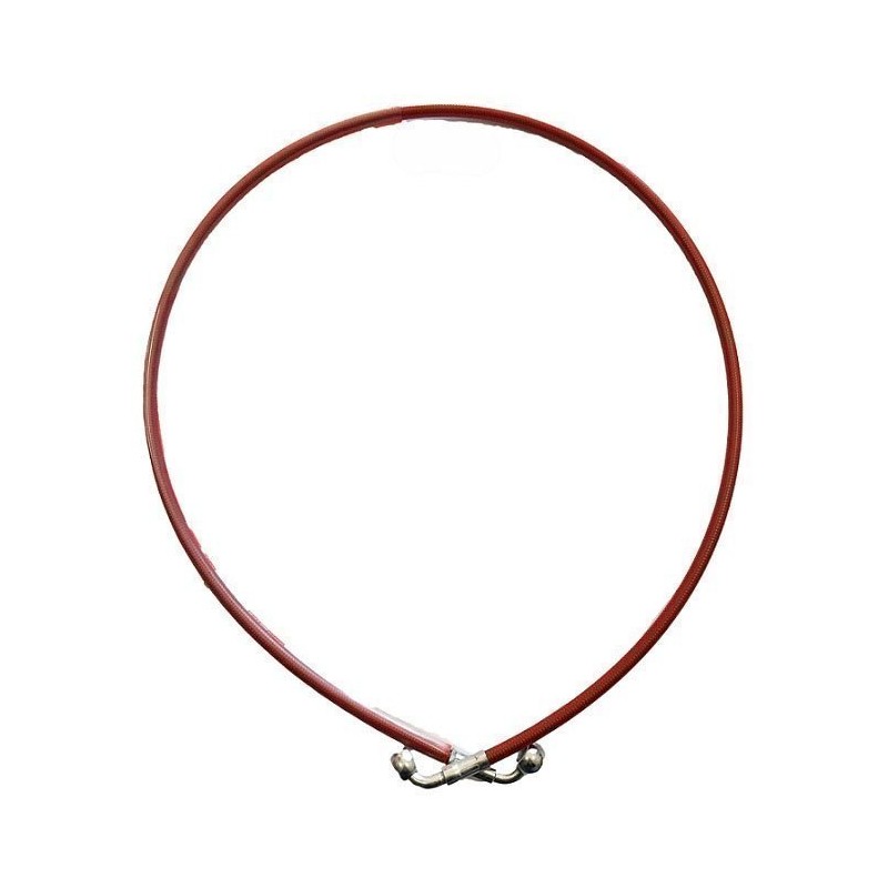 Latiguillo metalico 1100mm rojo