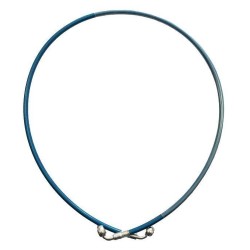 Latiguillo metalico 1100mm azul