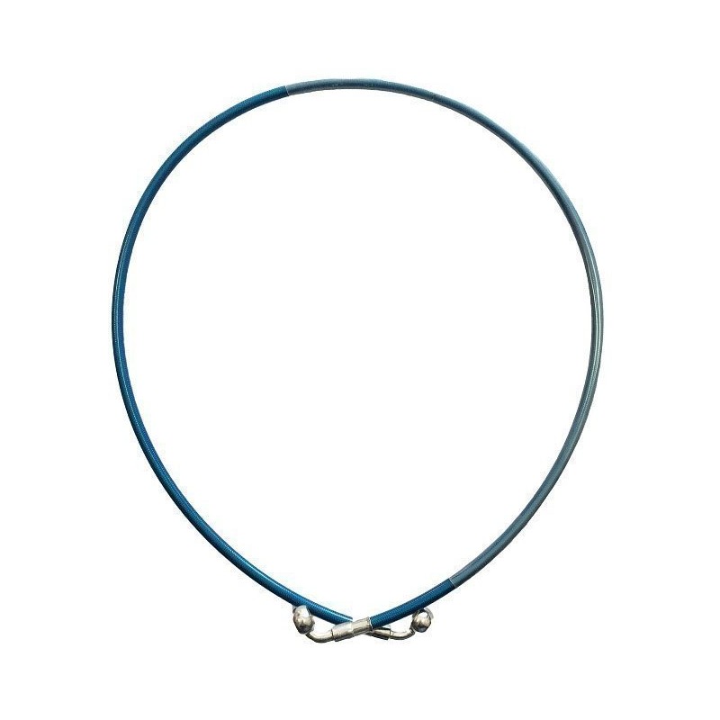 Latiguillo metalico 1100mm azul