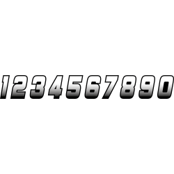 Numeros decorativos dorsales