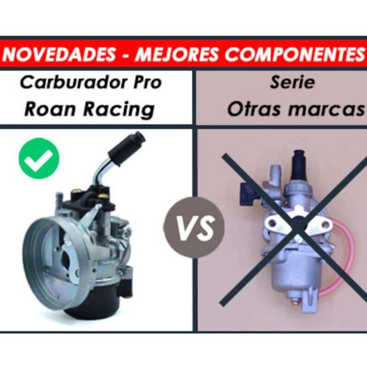 mini Moto cross ROAN RXF 49cc mejorada mas potente