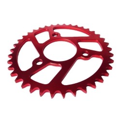 Corona MTR roja de 3 taladros