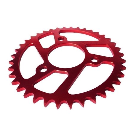 Corona MTR roja de 3 taladros