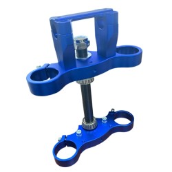 Tijas completas de 165mm en cnc azul