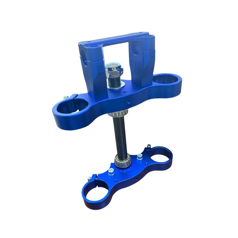 Tijas completas de 165mm en cnc azul