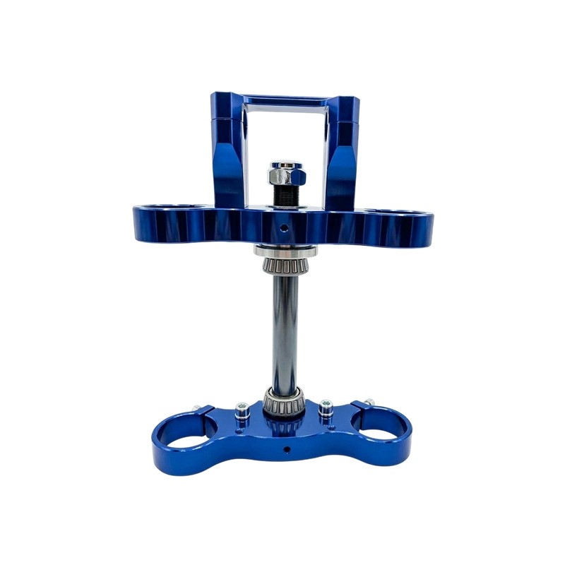 Tijas completas de 165mm en cnc azul
