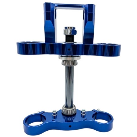 Tijas completas de 165mm en cnc azul